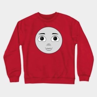 Lady happy face Crewneck Sweatshirt